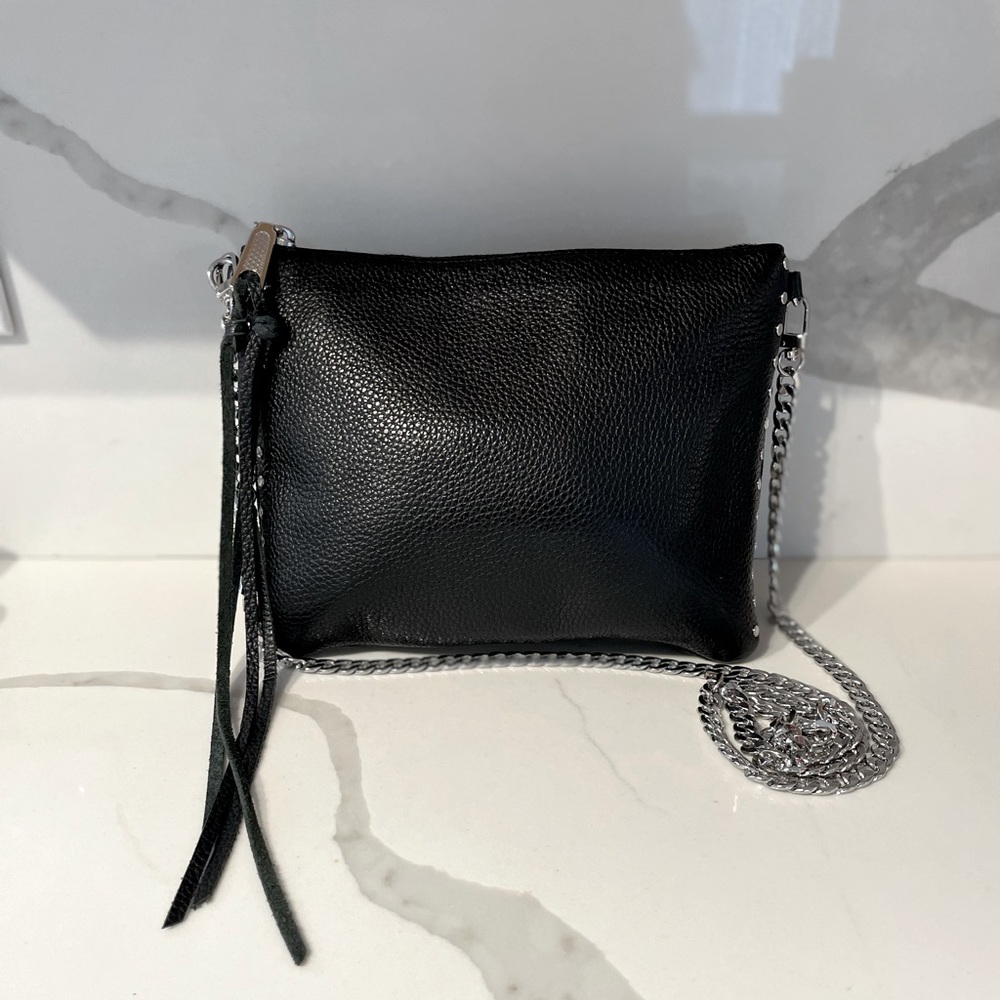Rebecca Minkoff black leather crossbody. NWOT